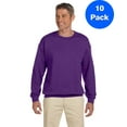 thumbnail image 1 of Mens 8 oz Heavy Blend 50/50 Fleece Crew 10 Pack, 1 of 2