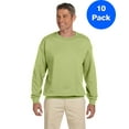 thumbnail image 1 of Mens 8 oz Heavy Blend 50/50 Fleece Crew 10 Pack, 1 of 2