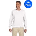 thumbnail image 1 of Mens 8 oz Heavy Blend 50/50 Fleece Crew 10 Pack, 1 of 2