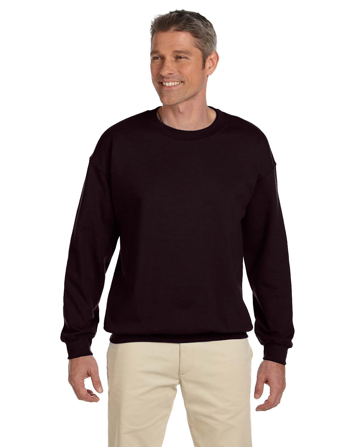 Mens 8 oz Heavy Blend 50/50 Fleece Crew 3 Pack