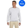 thumbnail image 1 of Mens 8 oz Heavy Blend 50/50 Fleece Crew 5 Pack, 1 of 2