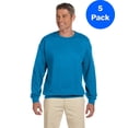 thumbnail image 1 of Mens 8 oz Heavy Blend 50/50 Fleece Crew 5 Pack, 1 of 2