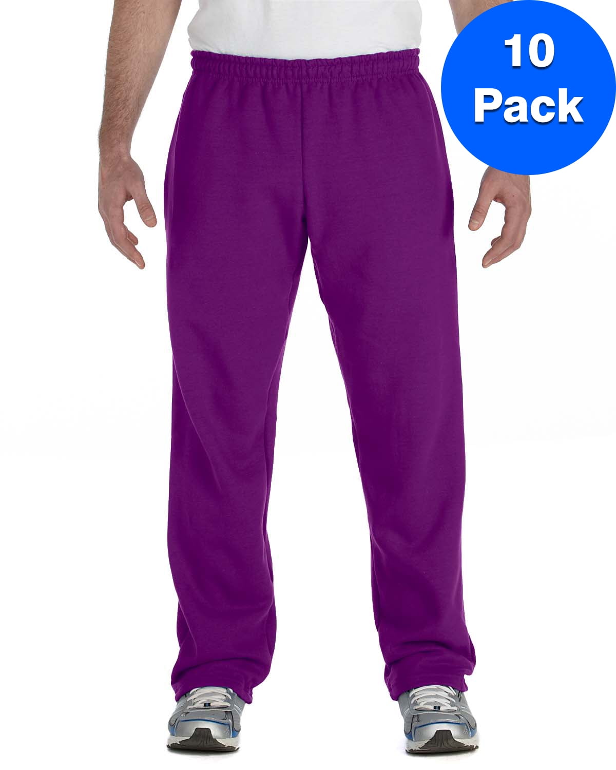 Mens 8 oz. Heavy Blend 50 50 Sweatpants 10 Pack Walmart