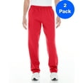 thumbnail image 1 of Mens 8 oz. Open-Bottom Sweatpants with Pockets 2 Pack, 1 of 2
