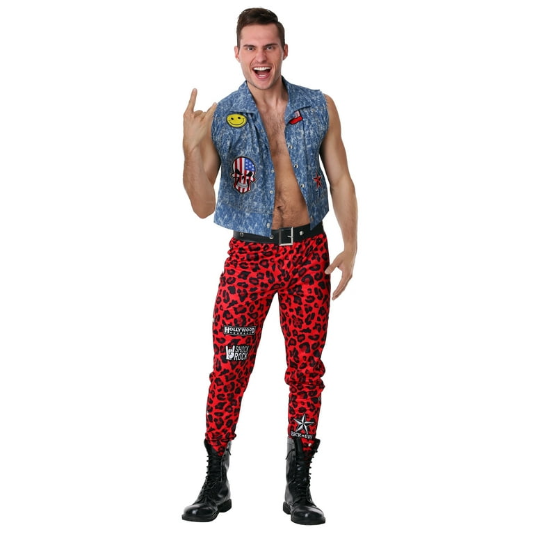 Mens 80's Rocker Costume - Walmart.com