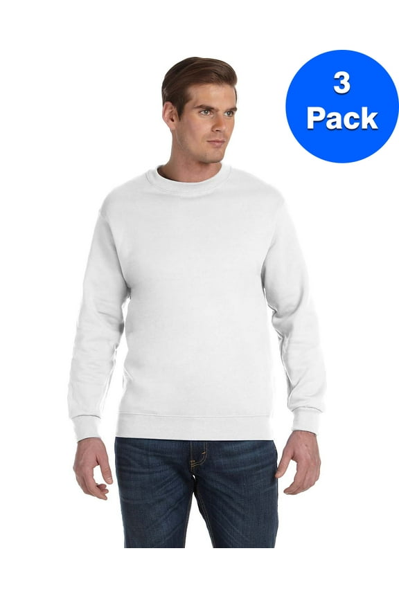 Mens 9.3 oz. DryBlend? 50/50 Fleece Crew 3 Pack