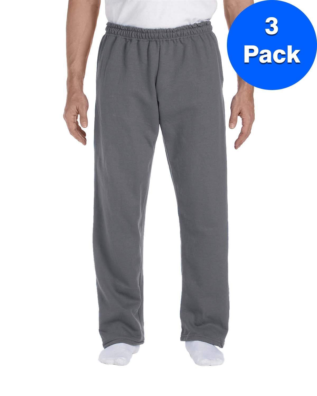 Mens 9.3 oz. DryBlend™ 50/50 Sweatpants 3 Pack - Walmart.com