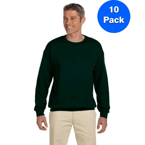 Mens 9.7 oz. Ultimate Cotton 90/10 Fleece Crew F260 (10 PACK)