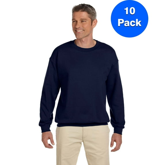 Mens 9.7 oz. Ultimate Cotton 90/10 Fleece Crew F260 (10 PACK)
