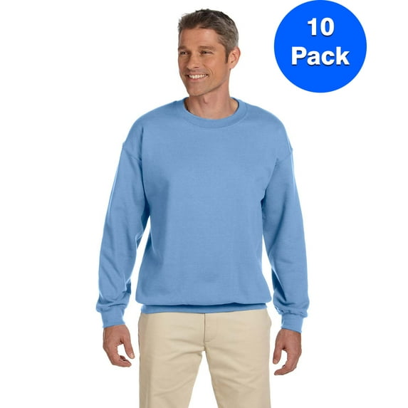 Mens 9.7 oz. Ultimate Cotton 90/10 Fleece Crew F260 (10 PACK)