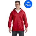 thumbnail image 1 of Mens 9.7 oz. Ultimate Cotton 90/10 Full-Zip Hood F280 (10 PACK), 1 of 2
