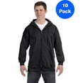 thumbnail image 1 of Mens 9.7 oz. Ultimate Cotton 90/10 Full-Zip Hood F280 (10 PACK), 1 of 2