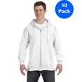 thumbnail image 1 of Mens 9.7 oz. Ultimate Cotton 90/10 Full-Zip Hood F280 (10 PACK), 1 of 1