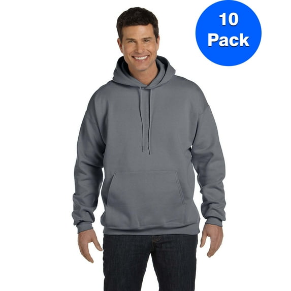 Mens 9.7 oz. Ultimate Cotton 90/10 Pullover Hood F170 (10 PACK)