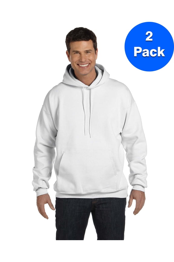 Mens 9.7 oz. Ultimate Cotton 90/10 Pullover Hood F170 (2 PACK)