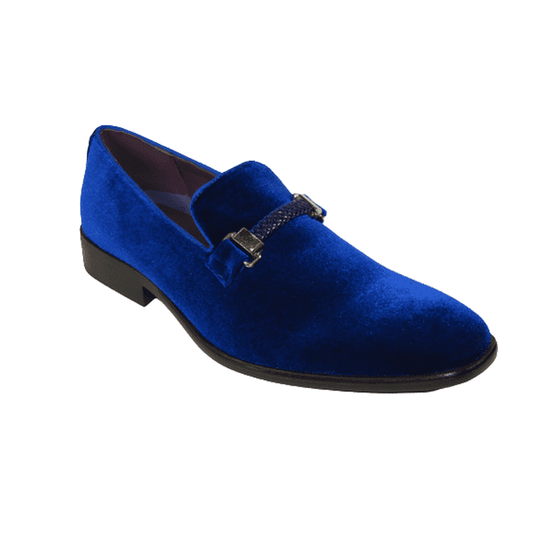 Midnight blue evening shoes best sale