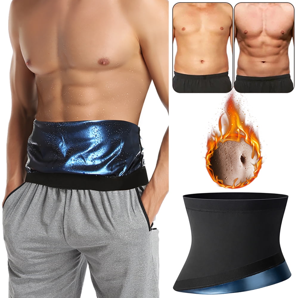 Mens Abdomen Reducer Sauna Body Shaper Fitness Sweat Trimmer  display picture 1