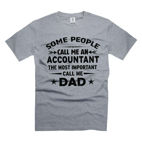 Mens Accountant Dad T-shirt People Call me Accountant T-Shirt Father's Day Accountant Shirt (X-Large Grey)