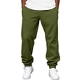 thumbnail image 1 of Mens Active Athletic Casual Jogger Running Sweatpants Wide Leg Elastic Waist Drawstring Athletic Loose Jogger Workout Sweat Pants, 1 of 7