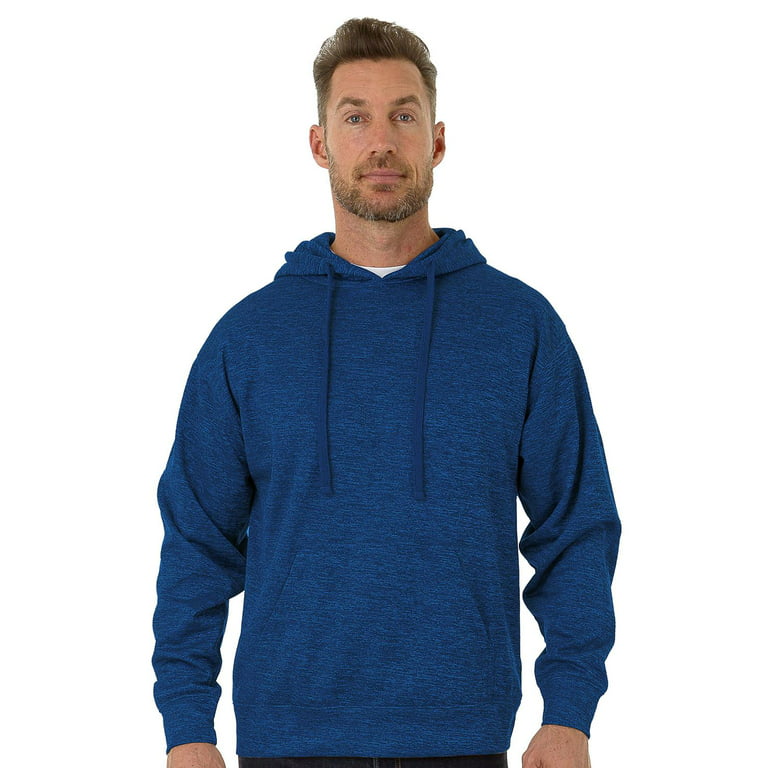 Mens Active Dri Fit Pullover Hoodie, BLUE, Size: XL, Uzzi Active Wear