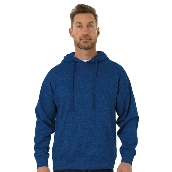 Mens Active Dri Fit Pullover Hoodie, BLUE, Size: XL, Uzzi Active Wear