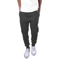 thumbnail image 1 of Mens Active Fleece Jogger Pants Charcoal Dark Grey Jogging Urban Basic Tapered fit, 1 of 3
