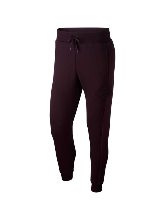 NSW Velour Statement Tapered Leg Men's Jogger Burgundy 929130-659