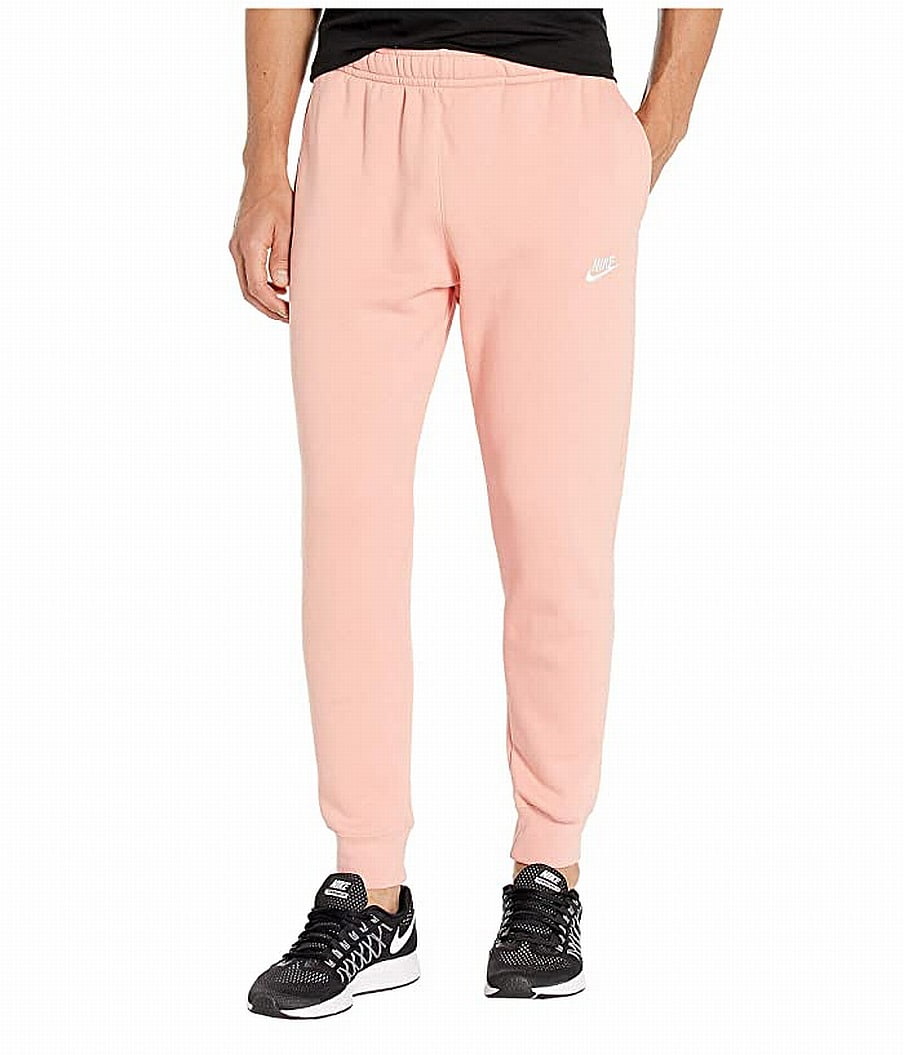 Nike sportswear club fleece joggers pink sale