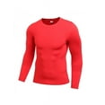 thumbnail image 1 of Mens Activewear Long Sleeve T-Shirts Fitness Sports Compression Workout Shirts Tops, 1 of 2