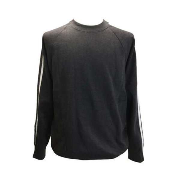 Mens Adaptive Back-Snap  Fleece  Sweatshirt Top