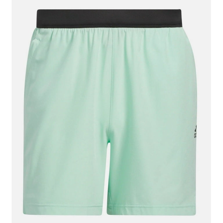 Mens Adidas Axis Woven 6 Training Shorts Size XLMint Green Black Casual