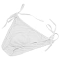 thumbnail image 1 of VONCOS Mens Adjustable Briefs White Low Rise Underwear, Soft Tie-Side for Custom Fit, Nylon Spandex Free Size Lightweight Breathable,Size Free Size, 1 of 1