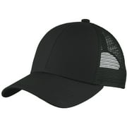 MAFOOSE Mens Adjustable Cotton/Polyester Mesh Back Cap Black