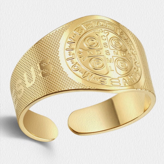 Mens Adjustable Cross Ring Stainless Steel Electroplated Minimalist Fashion Jewelry For Everyday Wear For Style