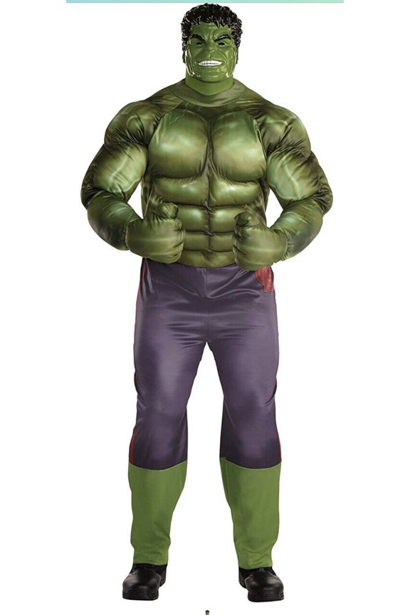 Mens Adult Standard Hulk Costume by Amscan
