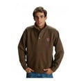 thumbnail image 1 of Mens Advanced Fleece Placket Sweat Shirt, Red - 2XL, 1 of 1