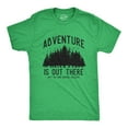 thumbnail image 1 of Mens Adventure Is Out There But so Are Serial Killers T Shirt Funny Outdoor Nature Murderer Joke Tee for Guys Graphic Tees, 1 of 7