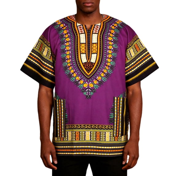 Mens African Print T Shirt Casual With Modern Fit Clothes