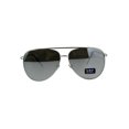 thumbnail image 1 of Mens Air Force Mirror Racer Metal Rim Officer Police Sunglasses Silver, 1 of 4