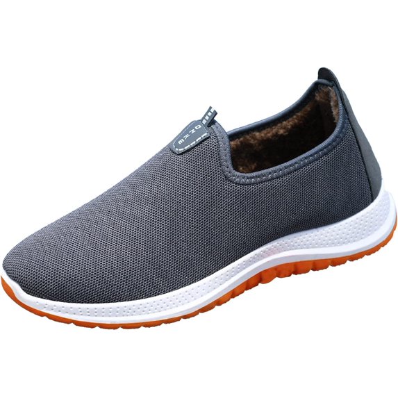 Mens Air Low Sneaker Winter Cotton Shoes Plush Thickened Cotton Shoes Old Cloth Shoes Steel Toe Sneaker Boots for Men