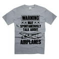 thumbnail image 1 of Mens Airplanes shirt Funny Saying Shirt Aviation Gifts Funny Joke Shirt Pilot Shirts Gift For Pilot (Small Grey), 1 of 6