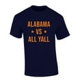 thumbnail image 1 of Mens Alabama Football Tshirt Alabama Vs All Yall Short Sleeve T-shirt-Navy Blue-xl, 1 of 1