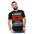 thumbnail image 1 of Mens Albanian Dad T-shirt Father's Day Gift Albanian Patriotic Shirt Albanian Father Shirt, 1 of 6