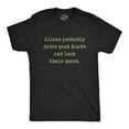 thumbnail image 1 of Mens Aliens Probably Drive Past Earth and Lock Their Doors T Shirt Funny UFO Tee Graphic Tees, 1 of 7