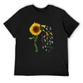 thumbnail image 1 of Mens All Cancer Matters Awareness Support World Cancer Day T-Shirt Black X-Large, 1 of 5