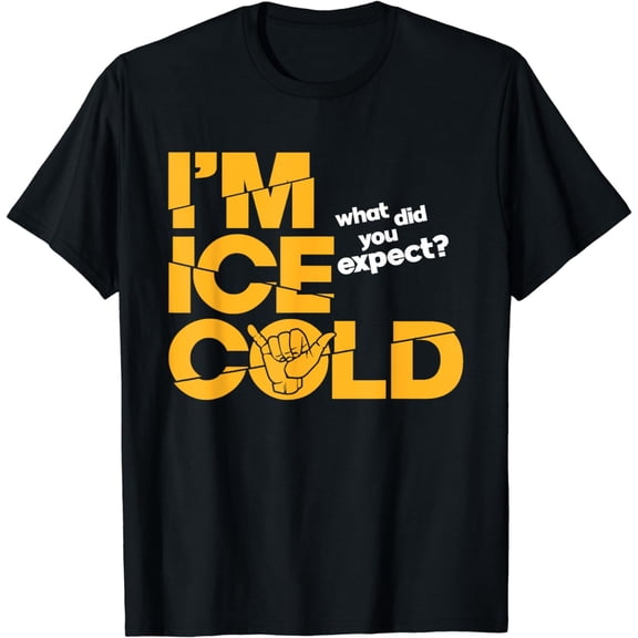 Mens Alpha African Fraternity I'm Ice Cold 1906 Hand Sign T-Shirt