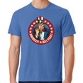 thumbnail image 1 of Mens America Hell Yeah Patriotic Cotton Tee Shirt, Large Blue Moon, 1 of 3