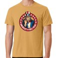 thumbnail image 1 of Mens America Hell Yeah Patriotic Cotton Tee Shirt, Large Dijon Yellow, 1 of 3