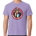 thumbnail image 1 of Mens America Hell Yeah Patriotic Cotton Tee Shirt, XL Ameth Purple, 1 of 3