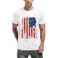 thumbnail image 1 of Mens American Flag Shirt USA Air Force Tshirts Patriotic 4th of July T-Shirt Memorial Day Tee Tops, 1 of 7